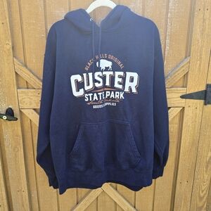 Custer State Park Navy Hoodie